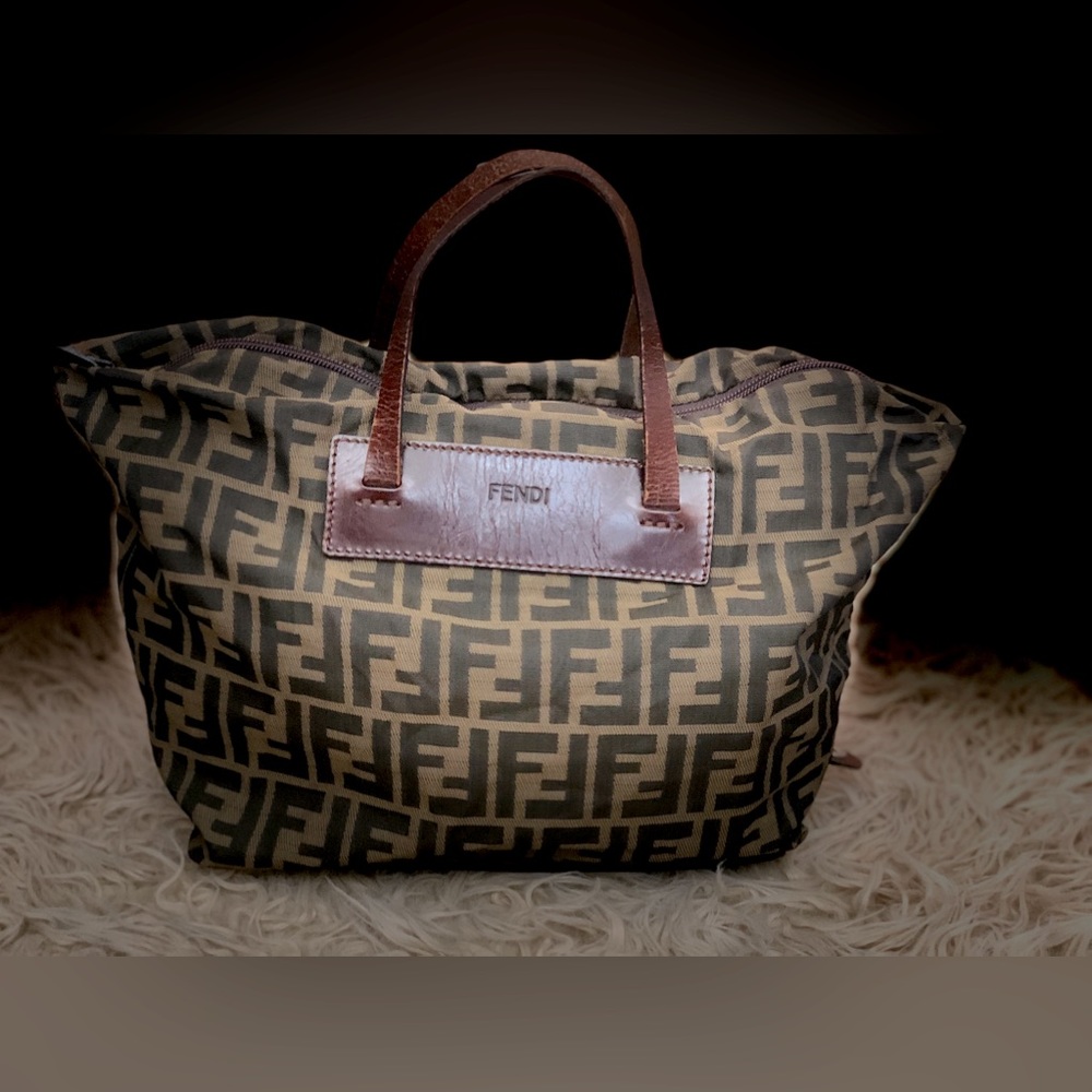 Fendi Zucca Fabric Tote
